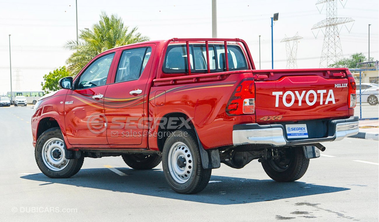 Toyota Hilux 2.4 DC 4x4 6AT LOW. PWR WINDOWS.AC AVAILABLE IN COLORS 2019 & 2020 MODELS