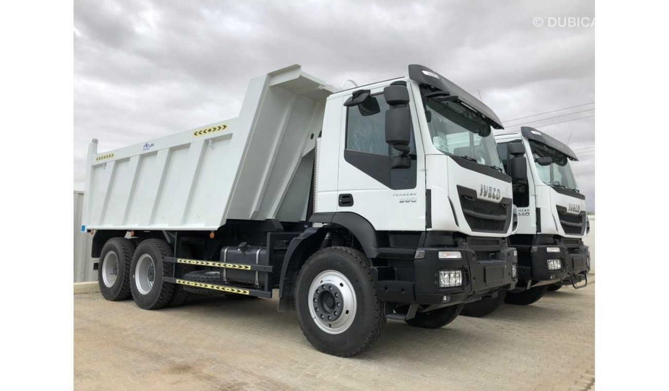 إيفيكو تراكر Iveco Trakker AD380T38H 6X4, Automatic transmission, vertical exhaust fitted with 18 cbm Atlas Tippe