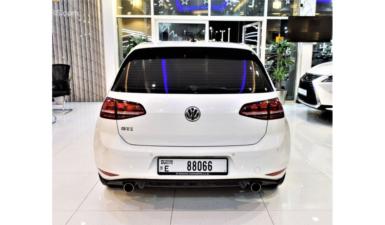 فولكس واجن جولف AMAZING!!! Volkswagen GTI 2016 Model!! in White Color! GCC Specs