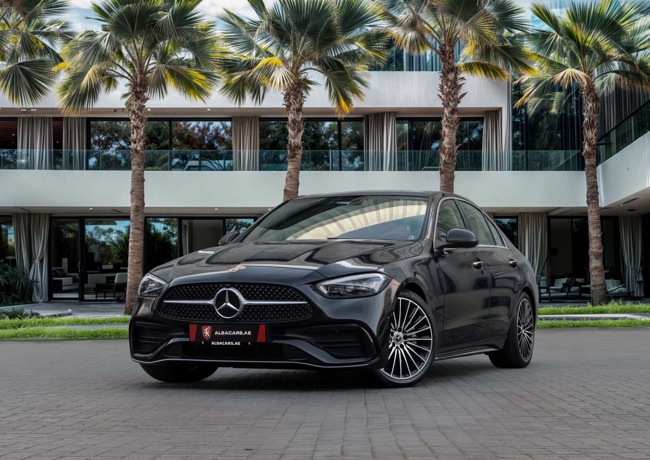 مرسيدس بنز C 200 C200 Premium Plus | 4,309 P.M | 0% Downpayment | AGENCY WARRANTY