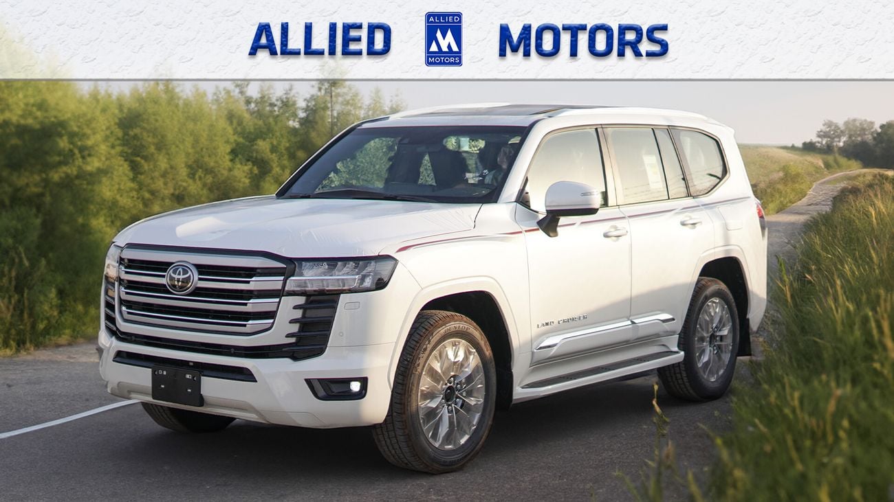 تويوتا لاند كروزر 2024 لاندكروزر جي أكس آر ديزل 3.3 ليتر دفع رباعي 6 سلندر 7 مراتب جديد خليجي