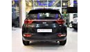 كيا سبورتيج (AGENCY WARRANTY) * ORIGINAL PAINT * AMAZING Kia Sportage 2018 Model!! in Black Color! GCC Specs