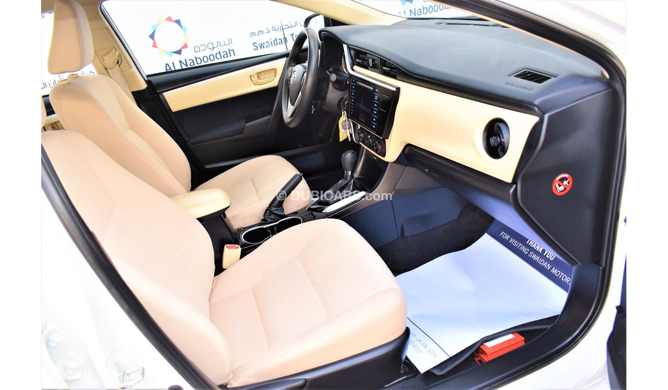 Toyota Corolla AED 1076 PM | 1.6L SE GCC DEALER WARRANTY