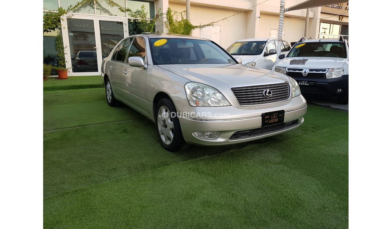 لكزس LS 430 وارداليابان  - فتحة - جلد - رنجات  - اوراق جمارك -رقم واحد - فتحة -جناح خلفى - بحالة ممتازة