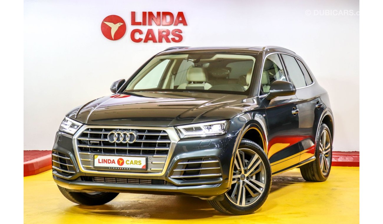 Audi Q5 Audi Q5 S-Line (Virtual Cockpit & CarPlay) 2018 GCC under Agency Warranty with Zero Down-Payment.