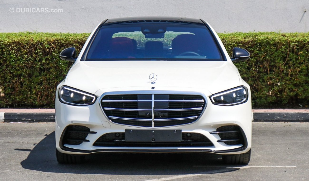 مرسيدس بنز S 500 4MATIC 2021 Exclusive Plus Full Option Night Pack (Export). Local Registration + 10%