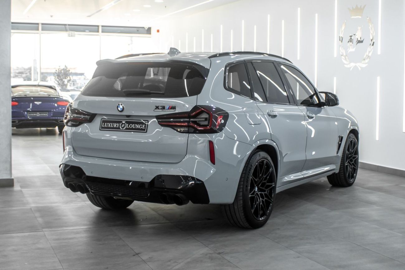 BMW X6M Competition 4.4L BMW X3M COMPETITION 2022 | GCC SPEC | NARDO GREY | RED INTERIOR | WARRANTY  SERVICE