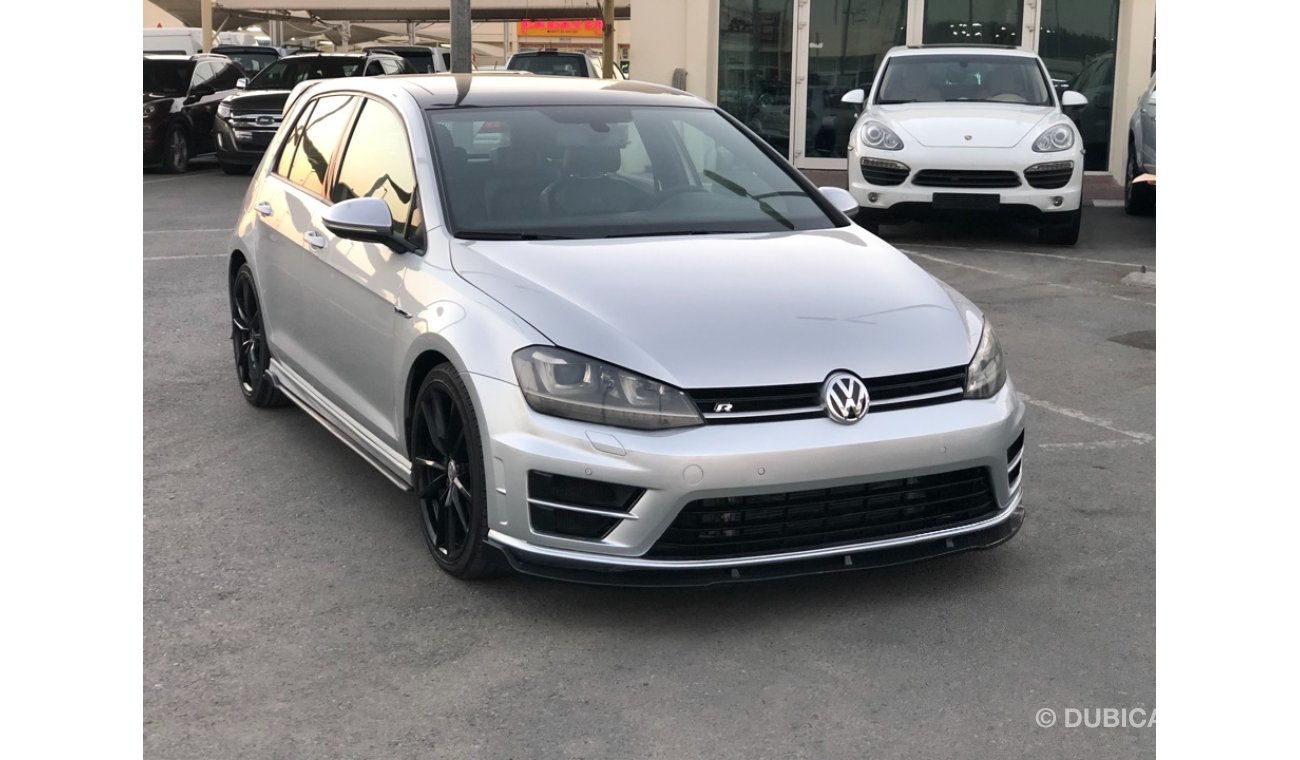 Volkswagen Golf GOLF R MODEL 2015GCC CAR PERFECT CONDITION FULL OPTION PANORAMIC ROOF LEATHER SEATS BACK CAMERA BACK