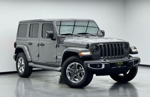 Jeep Wrangler Sahara 3.6L A/T (5 Seater) 2019 Jeep Wrangler Sahara 4x4, 1 Year Warranty, FSH, GCC