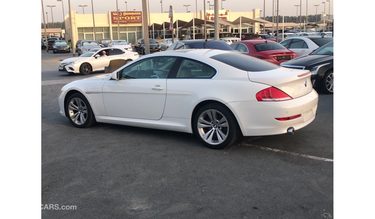 BMW 630i Bmw 630 model 2009 GCC car prefect condition full option low mileage panoramic roof leather seats ba