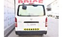 Toyota Hiace 2.7L GL M/T WITH REAR A/C UNIT VAN 2017 GCC