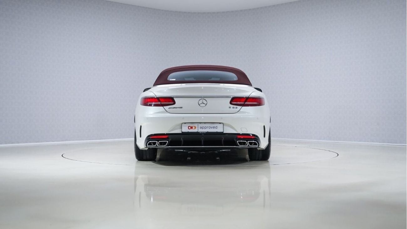 مرسيدس بنز S 63 AMG Cabriolet - 2 Years Approved Warranty - Approved Prepared Vehicle