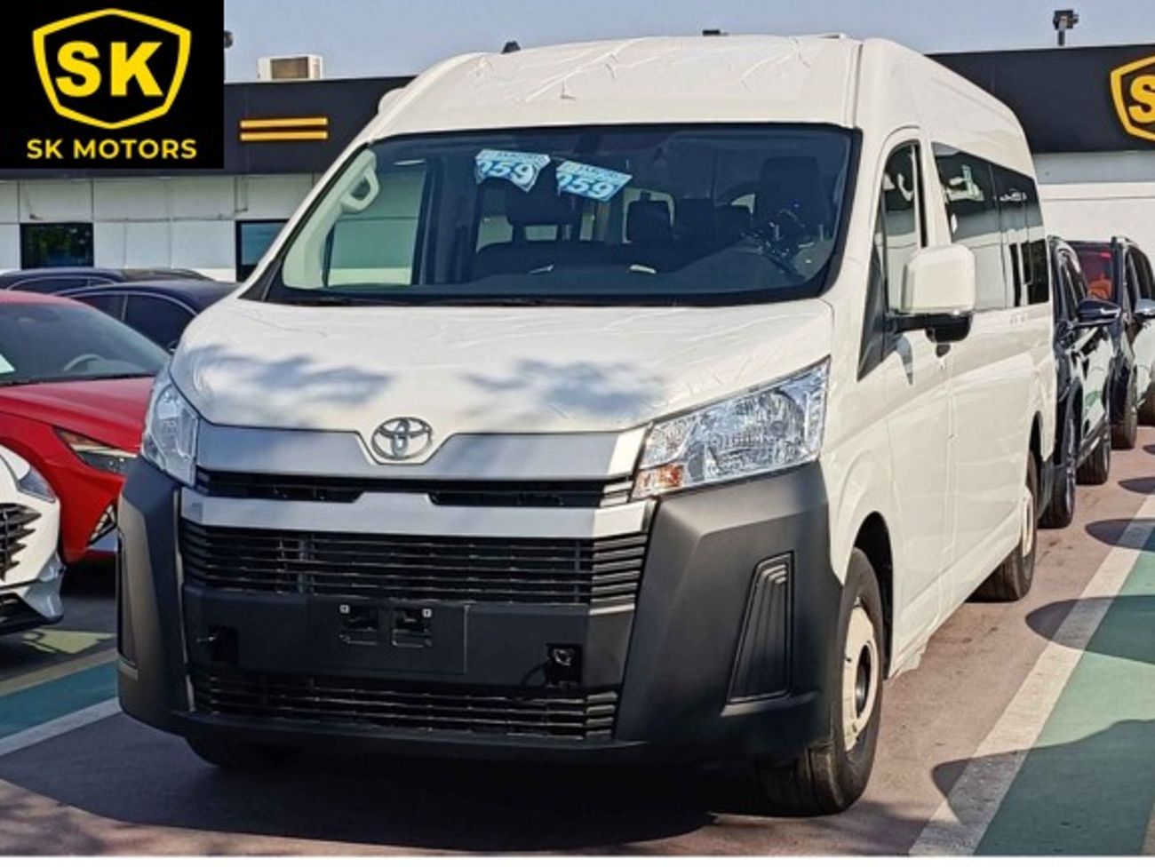 تويوتا هاياس HIGHROOF / 3.5L V6 PETROL / M/T / 13 SEATER / NEW SHAPE (CODE # HPHRMB)