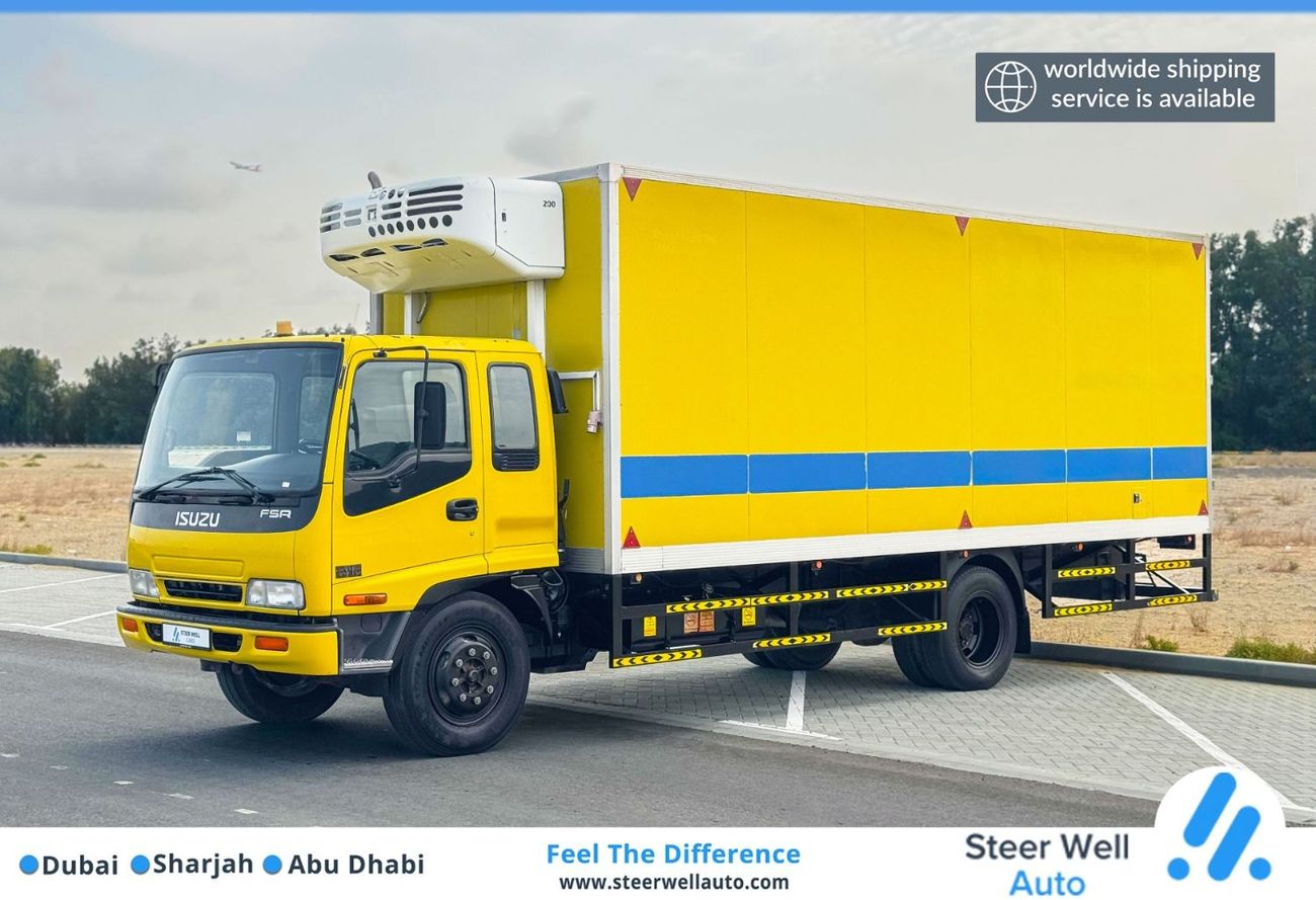 Isuzu FSR 8.2L Diesel LHD GCC Specs THERMOKING MD 200 Freezer Box