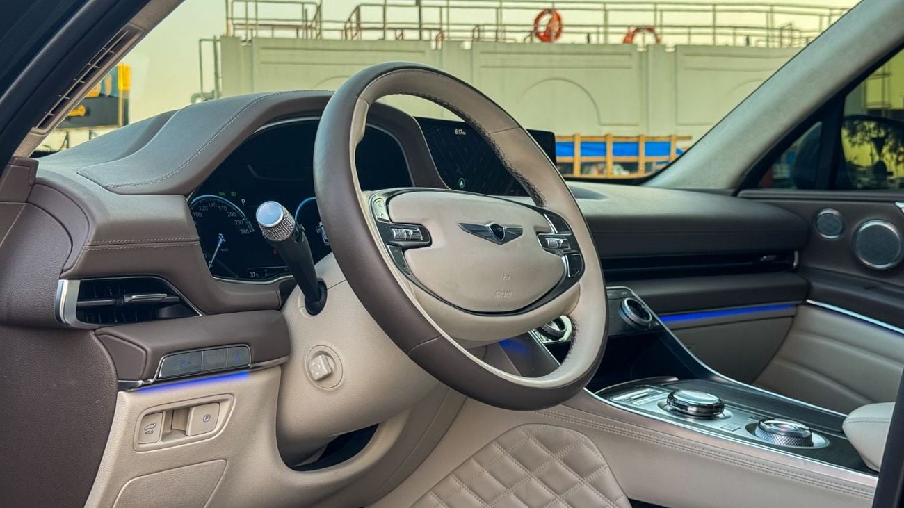 Genesis GV80 Royal 3.5L AWD Royal 2023 Low Mileage Agency Warranty Full Service History GCC 3.5L Turbo V6