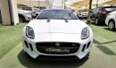 Jaguar F-Type S V6 SUPERCHARGED AGENCY WARRANTY FULL SERVICE HISTORY GCC