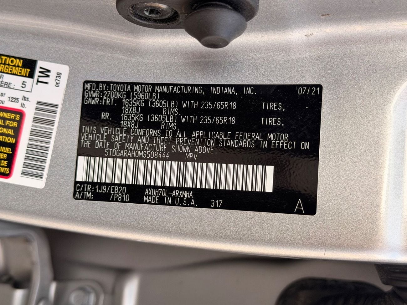 Toyota Highlander XLE