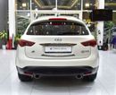 إنفينيتي QX70 ELITE SPORT EXCELLENT DEAL for our Infiniti QX70s ( 2016 Model ) in White Color GCC Specs