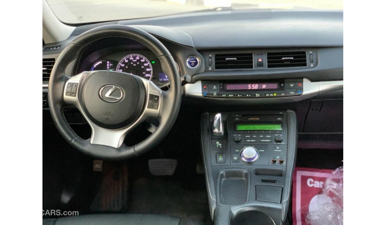 Lexus CT 200h F-SPORTS LIMITED HYBRID ENGINE 1.8L V4 2011 AMERICAN SPECIFICATION