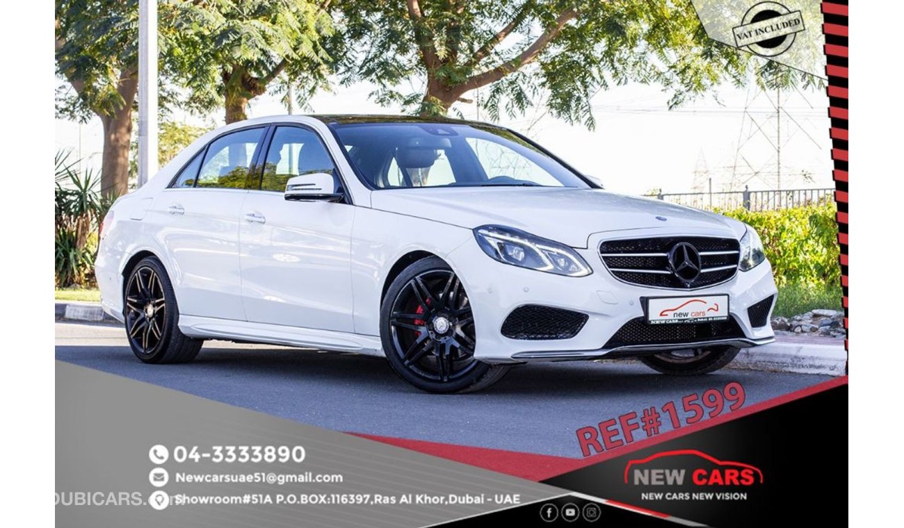 مرسيدس بنز E300 MERCEDES E300 - 2015 - GCC - ASSIST AND FACILITY IN DOWN PAYMENT - 1745 AED/MONTHLY- 1 YEAR WARRANTY