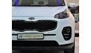 كيا سبورتيج ORIGINAL PAINT ( صبغ وكاله ) KIA Sportage AWD ( GDi ) 2017 Model!! in White Color! GCC Specs