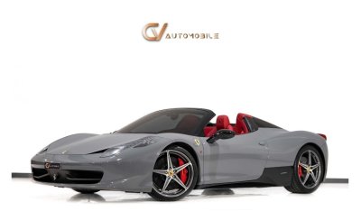 Ferrari 458 Spider GCC Spec - With Warranty