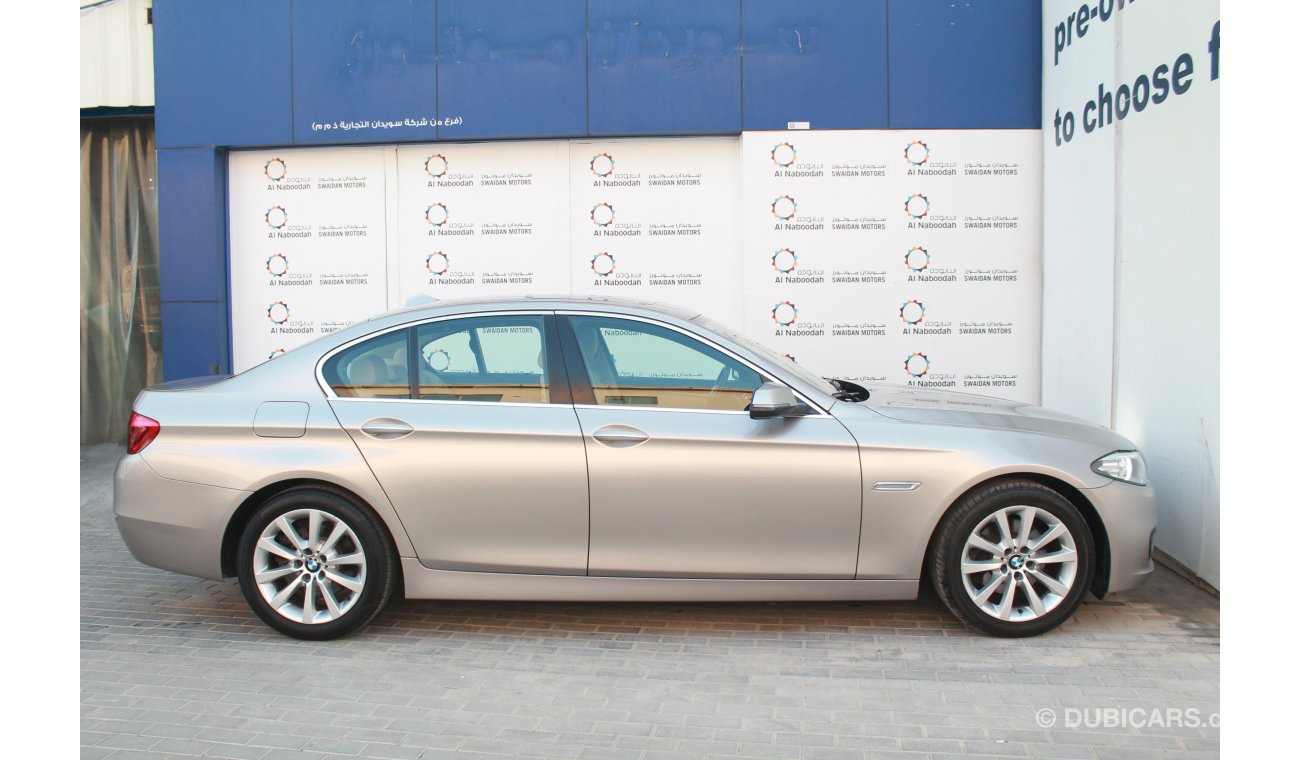 بي أم دبليو 520 I 2.0L TURBO 2015 MODEL WITH SUNROOF NAVIGATION