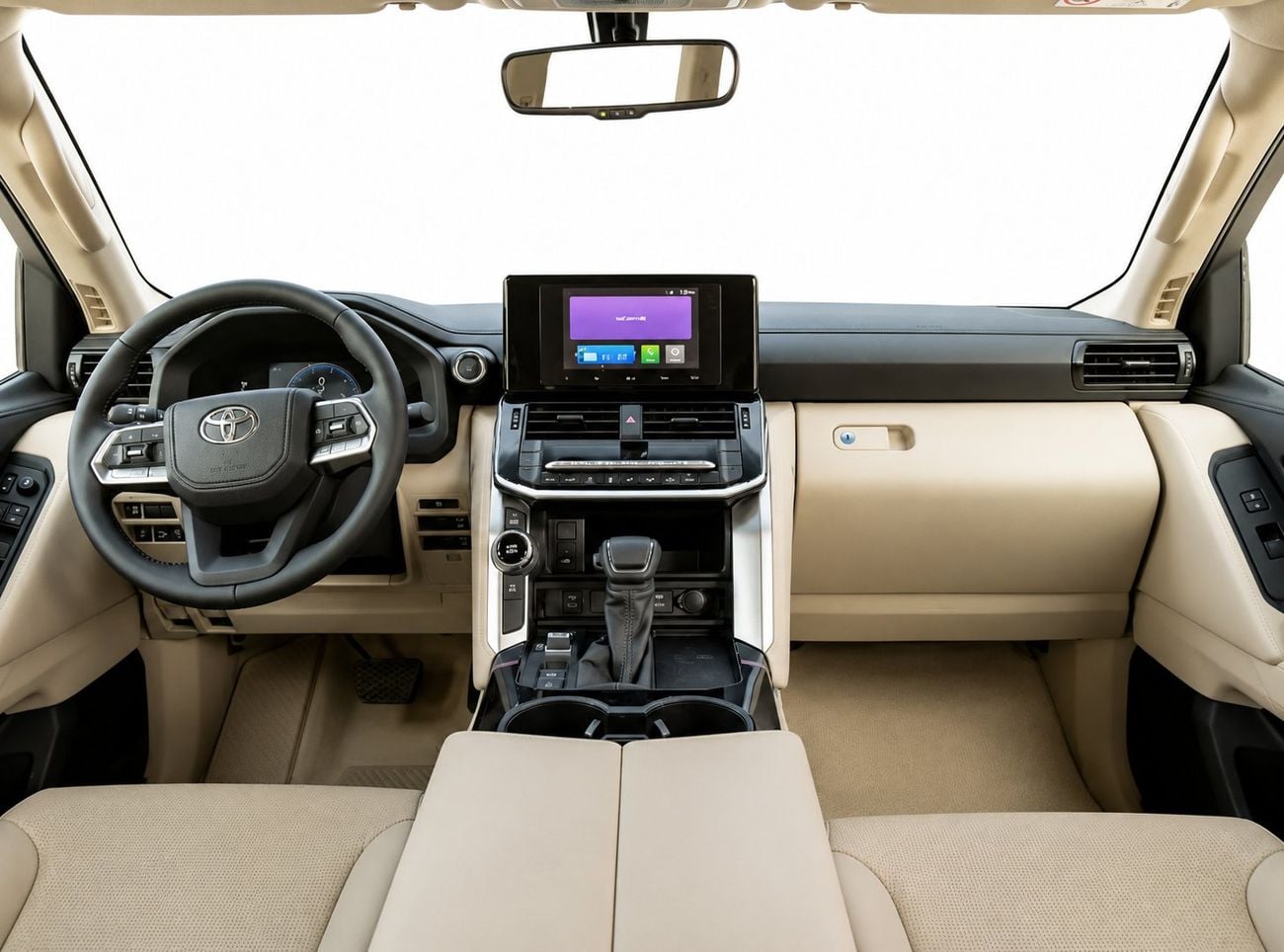 Toyota Land Cruiser GXR ECTAI0022 - 2026 Toyota LC300 GXR - 3.5L Petrol Auto - Basic - White with Beige