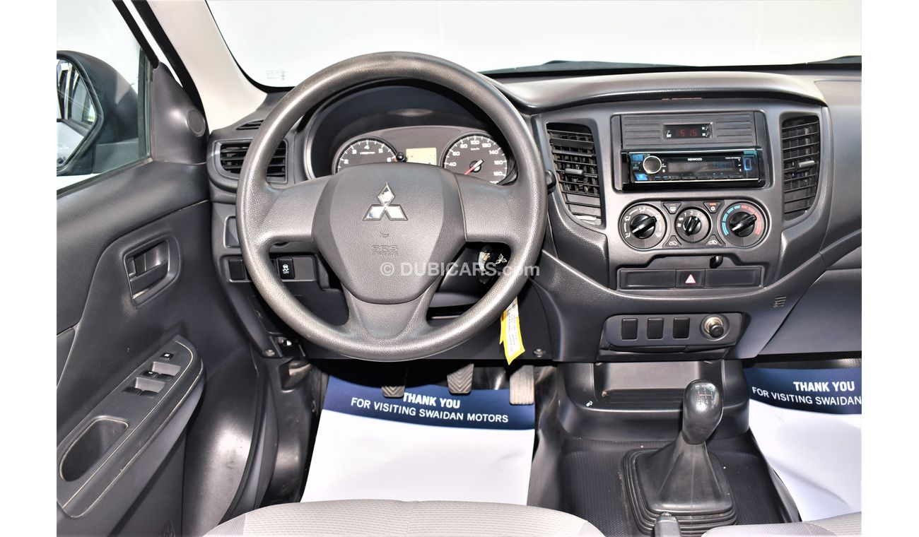 Mitsubishi L200 AED 910 PM 2.4L GL 2WD DC GCC DEALER WARRANTY