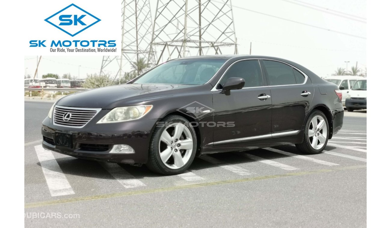 Lexus LS460 4.6L, 19" Rims, Front  & Rear Parking Sensors, Sunroof, Front Heated & Cooled Seats (LOT # 718)