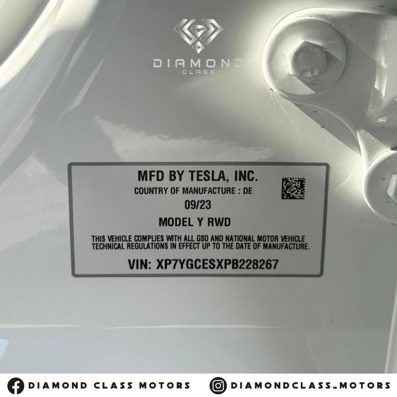 Tesla Model Y Tesla Model Y  Auto Pilot  2023 GCC 3,400 KM 169,000 AED Under Warranty from Tesla  Additional acces