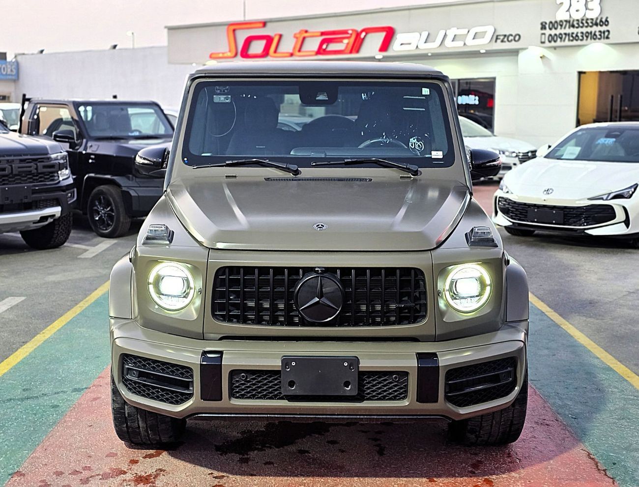 مرسيدس بنز G 63 AMG Used Mercedes AMG G63  4.0L V8 BiTurbo Full Option Mut Brown  Color 2021 Model