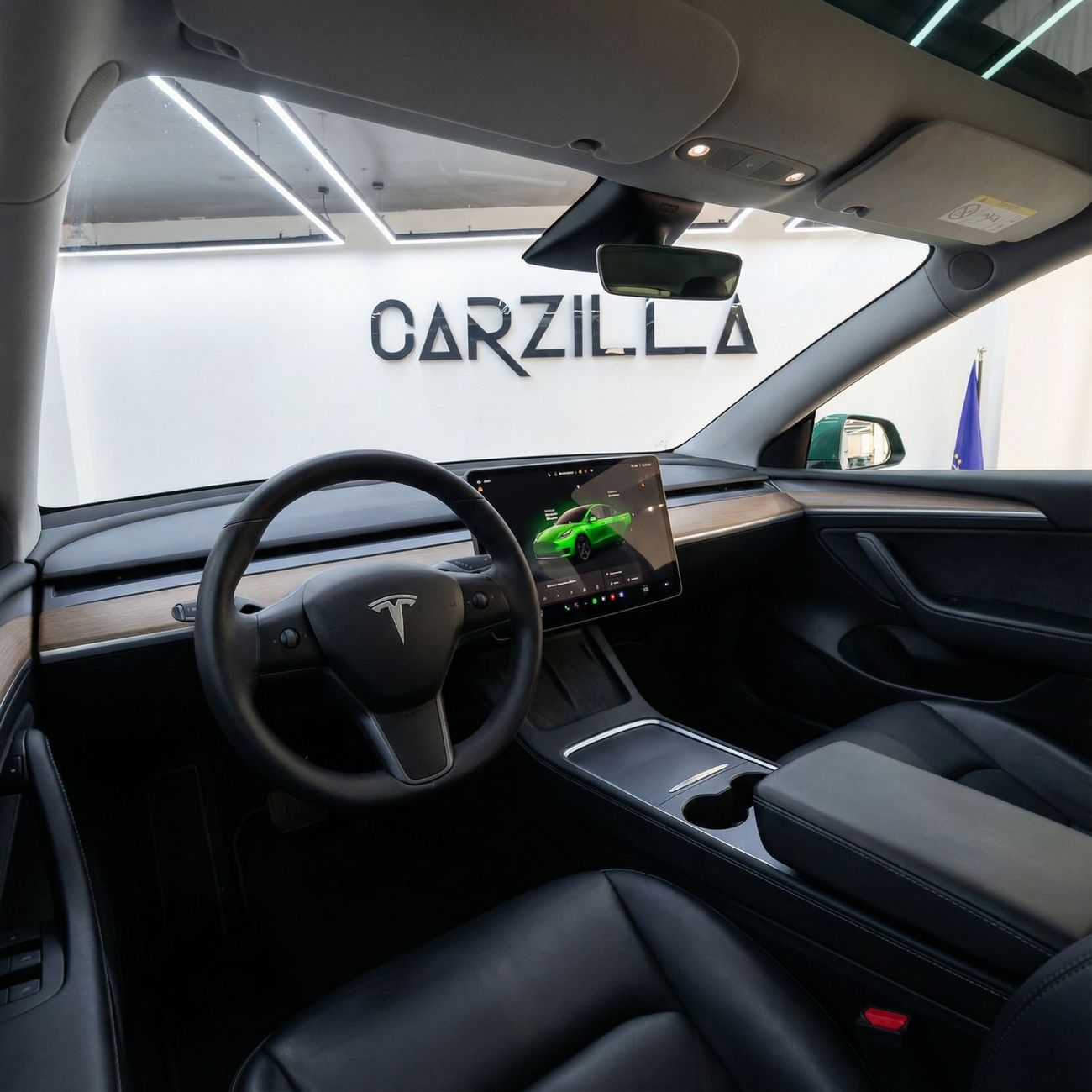 Tesla Model Y Long Range (AWD) AED 1,860 / Monthly l Tesla Model Y 75 kWh l Long Range Electric SUV l Green