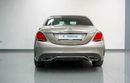 مرسيدس بنز C 200 أفانتجاردي 1,365/Month | C200 AMG | GCC - Under Warranty | Accidents Free
