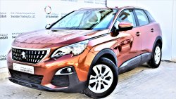 Peugeot 3008 1.6L 2018 GCC SPECS UNDER AGENCY WARRANTY STARTING FROM 59,900 DHS