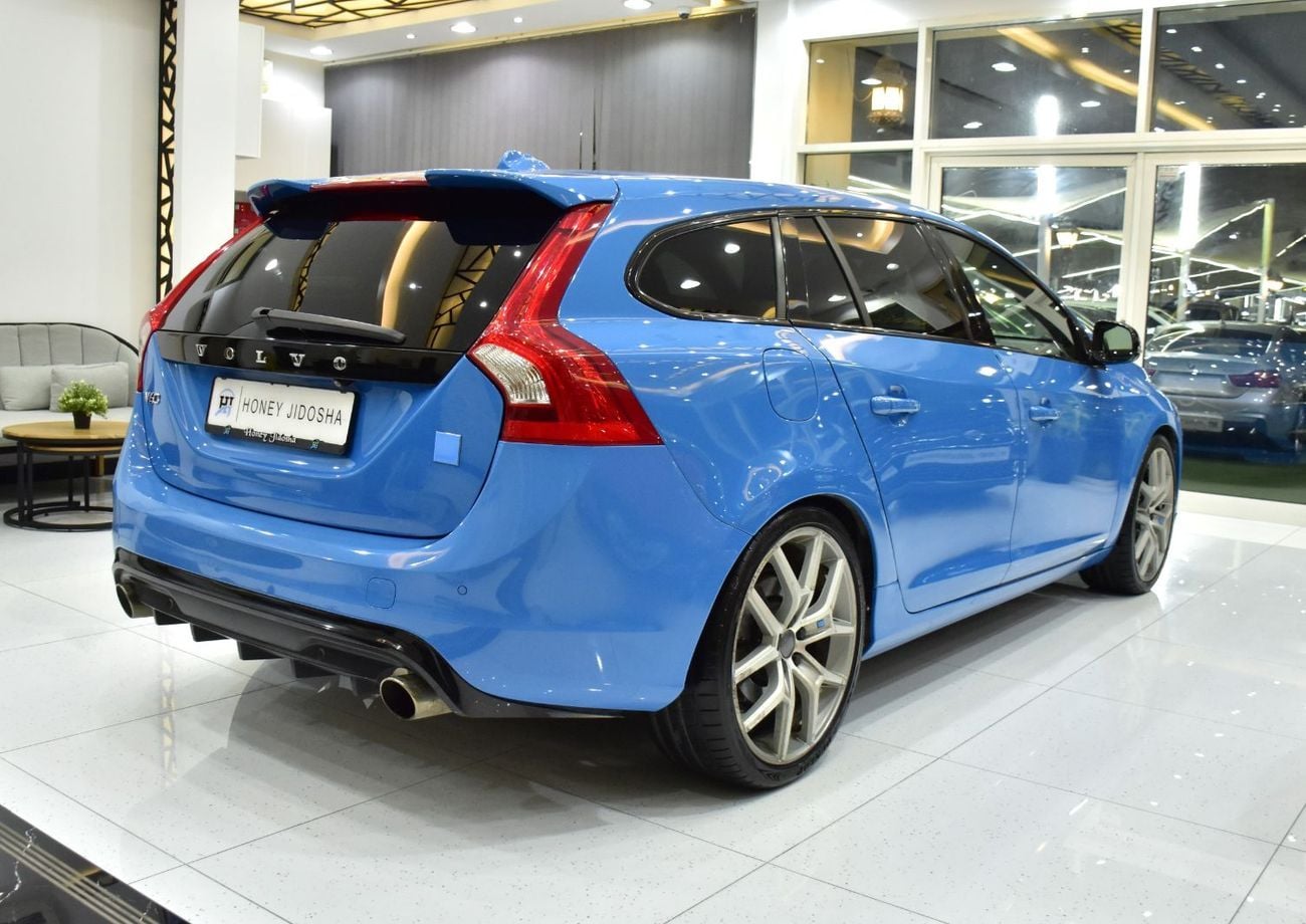 Volvo V60 POLESTAR EXCELLENT DEAL for our Volvo V60 Polestar T6 ( 2016 Model ) in Blue Color GCC Specs