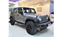 جيب رانجلر ORIGINAL PAINT ( صبغ وكاله ) Jeep Wrangler JK UNLIMITED SPORT 2018 Model!! in Grey Color! GCC