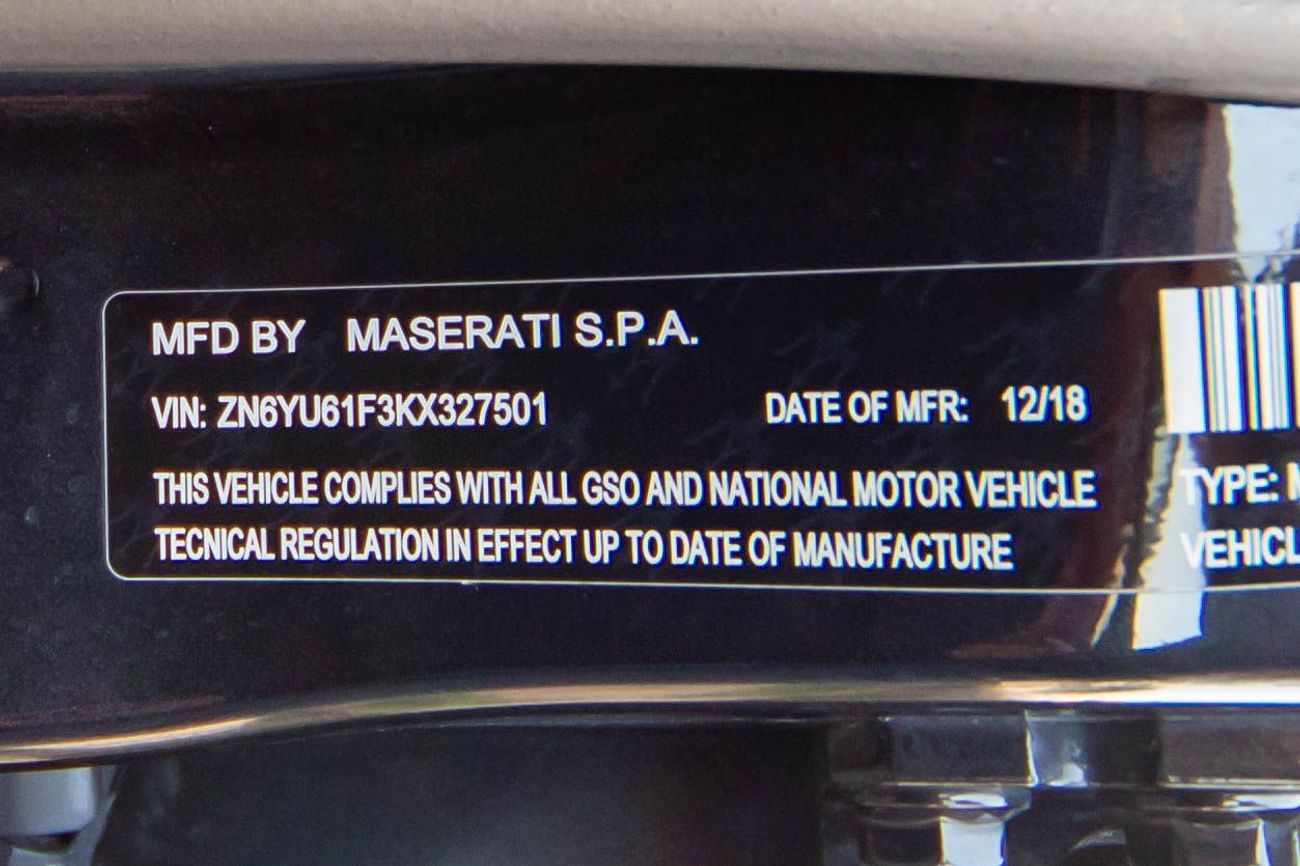 Maserati Levante Std 3.0L (345 HP)