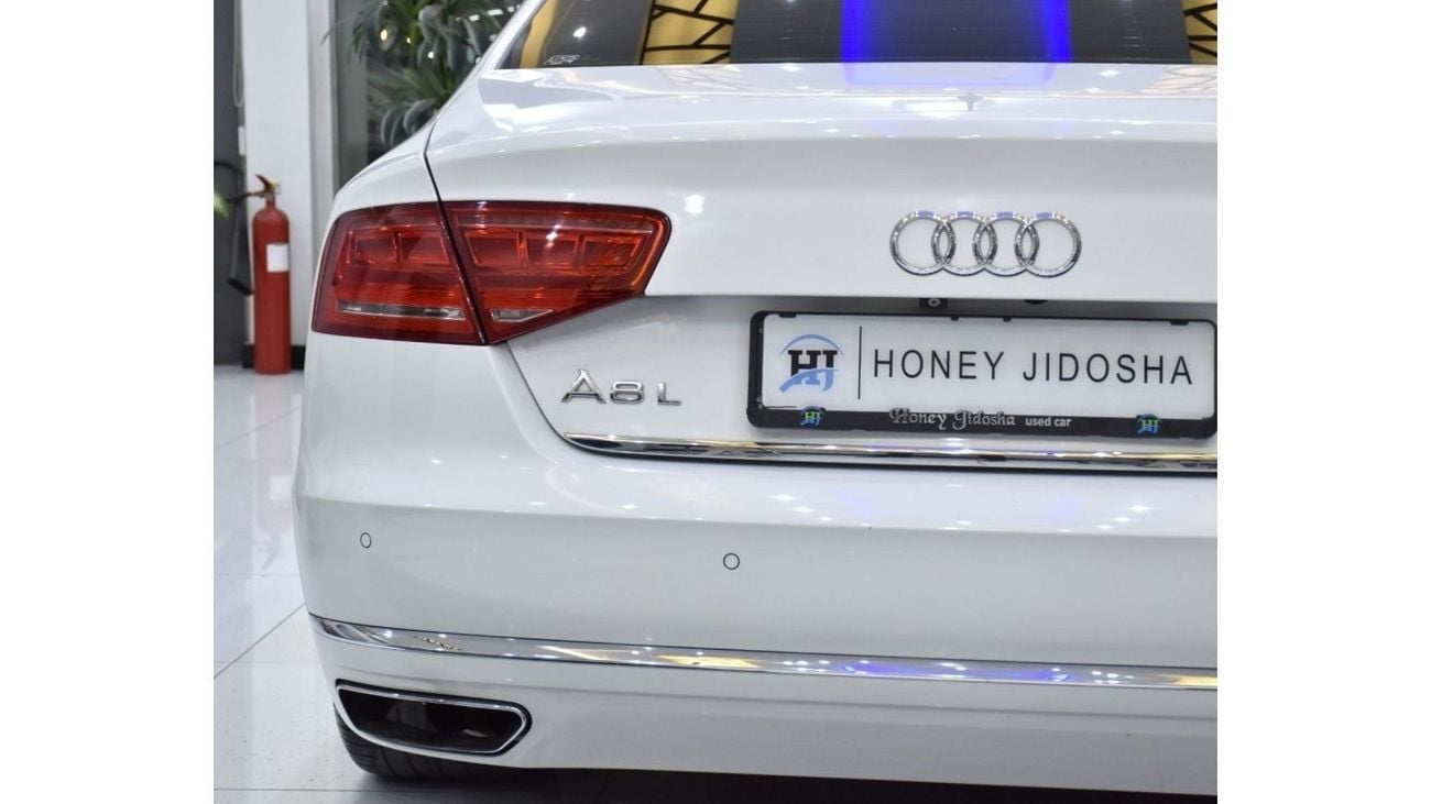 Audi A8 EXCELLENT DEAL for our Audi A8 L 4.0T Quattro ( 2013 Model ) in White Color GCC Specs