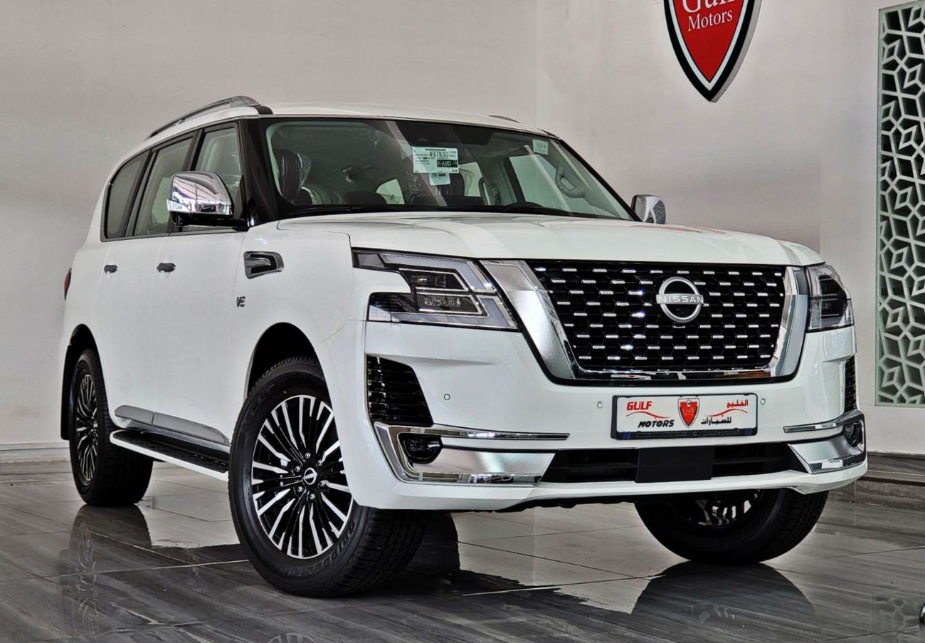 Nissan Patrol 5.6L-8CYL-Platinum VVEL DIG-Full Option-Excellent Condition GCC Specs-3 Years Warranty