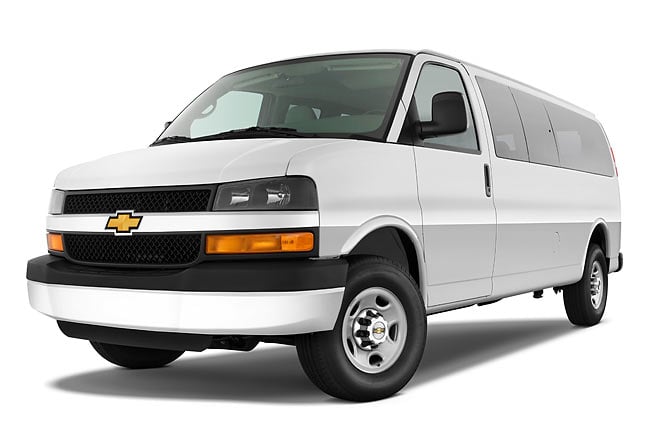 Chevrolet Express cover - Front Left Angled