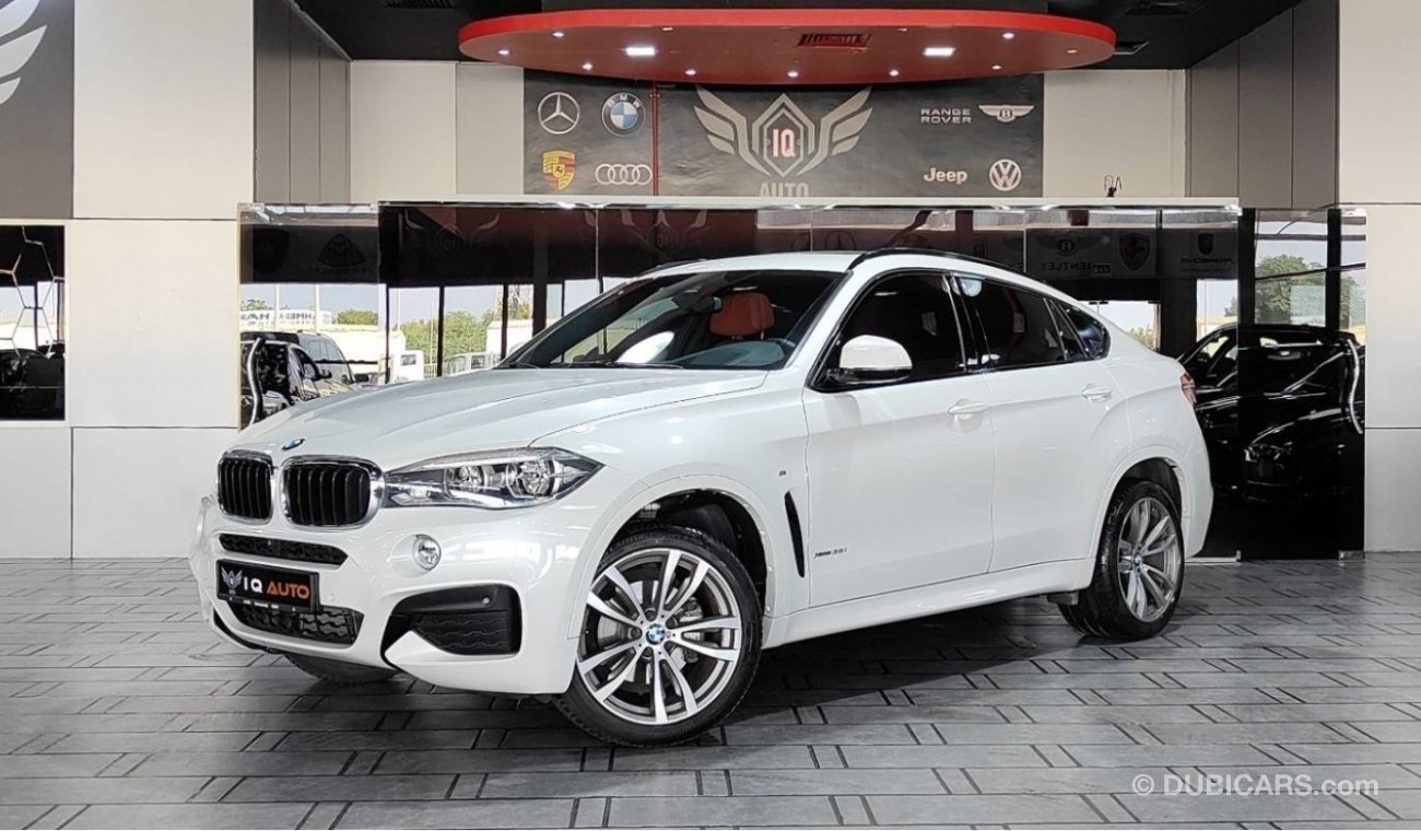 BMW X6 35i M Sport AED 2,200/MONTHLY | 2017 BMW X6 XDRIVE 35i M-SPORT | GCC | UNDER WARRANTY