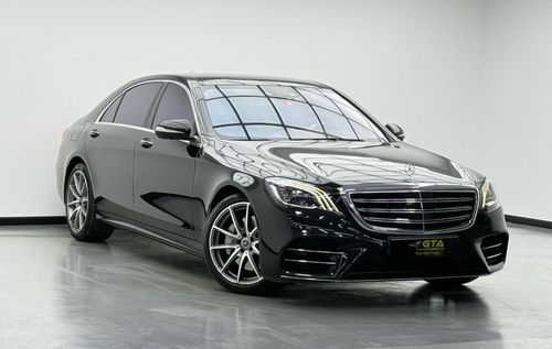 Mercedes-Benz S 560 Std 4.0L (469 HP) 2018 Mercedes-Benz S560 4MATIC, 1 Year Warranty, Agency Full Service History, GCC