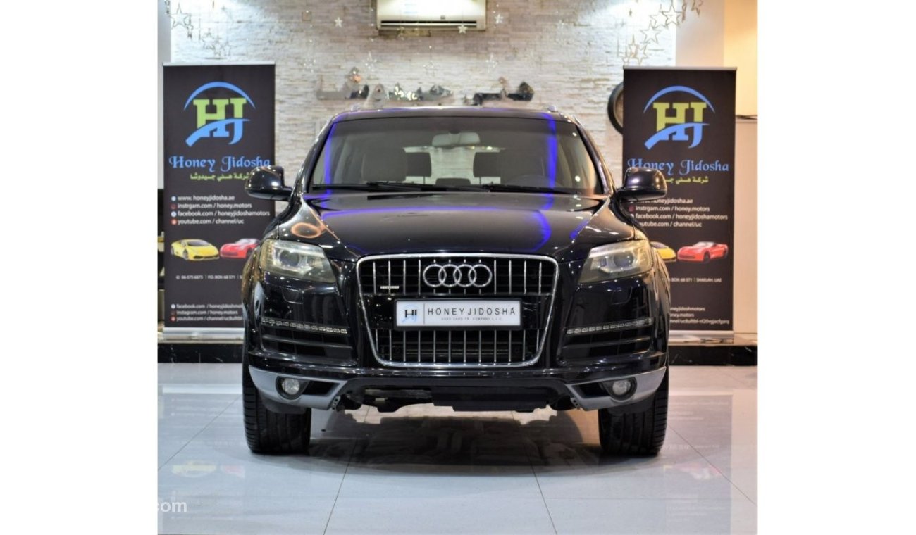 Audi Q7 EXCELLENT DEAL for our Audi Q7 ( Quattro 2013 Model! ) in Black Color! GCC Specs