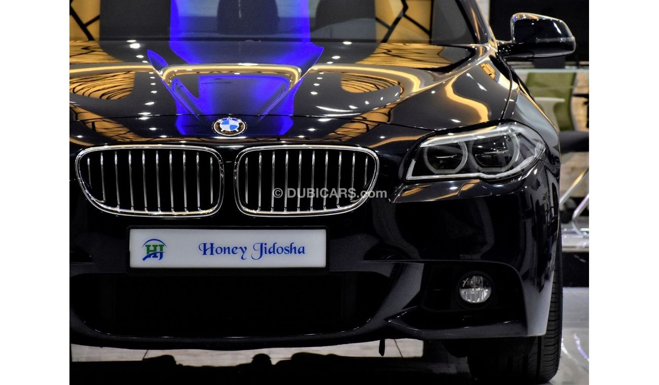 بي أم دبليو 528i EXCELLENT DEAL for our BMW 528i M-Kit ( 2015 Model ) in Dark Blue Color GCC Specs