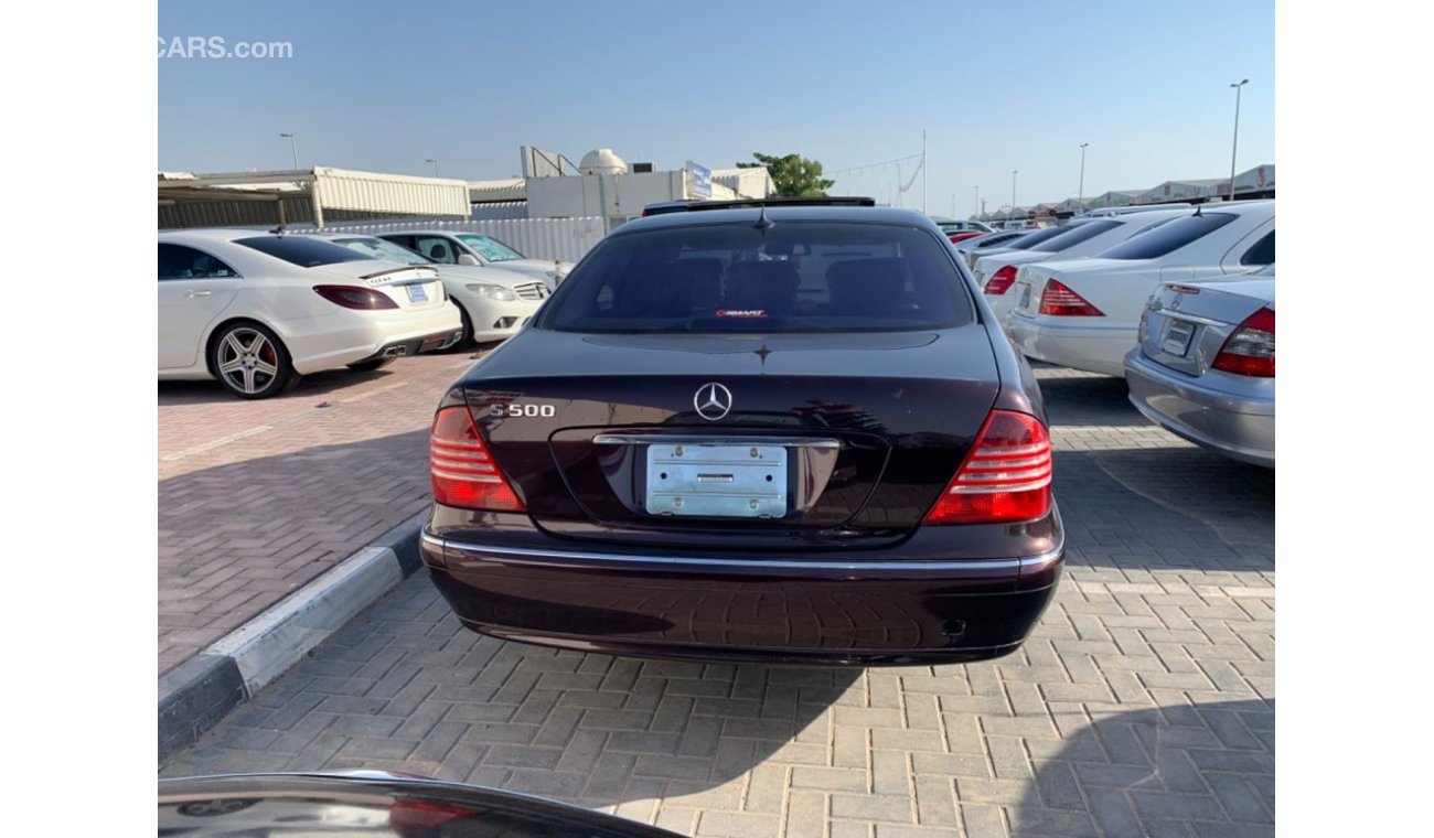 مرسيدس بنز S 500 وارد اليابان ومستخدمه في الامارات