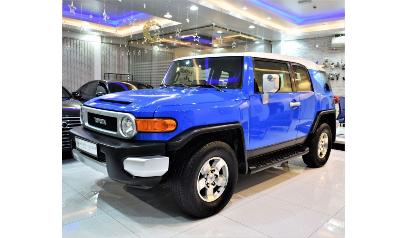 تويوتا إف جي كروزر ORIGINAL PAINT ( صبغ وكاله ) Toyota FJ Cruiser 2008 Model!! in Blue Color! GCC Specs