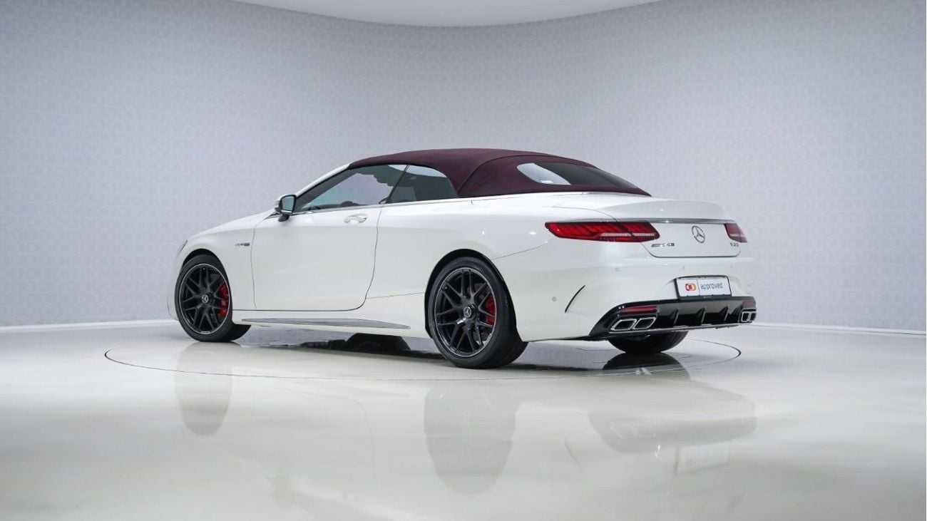 مرسيدس بنز S 63 AMG Cabriolet - 2 Years Approved Warranty - Approved Prepared Vehicle
