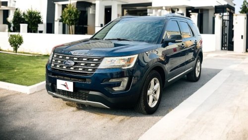 فورد إكسبلورر AED 1,240 PM | FORD EXPLORER XLT-SPORT 2017 | FSH | MOONROOF | LEATHER SEATS | 4WD | 7 SEATS