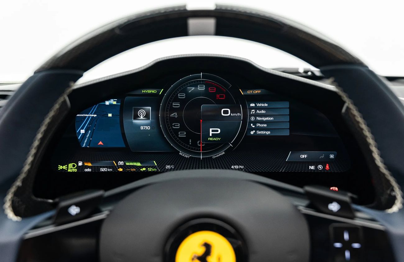 فيراري SF90 سبيدر 4.0L V8 Twin-Turbocharged Engine + eMotor | Warranty